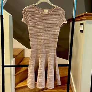 Ronny Kobo knit Vivienne dress in Beige.  Size Small.